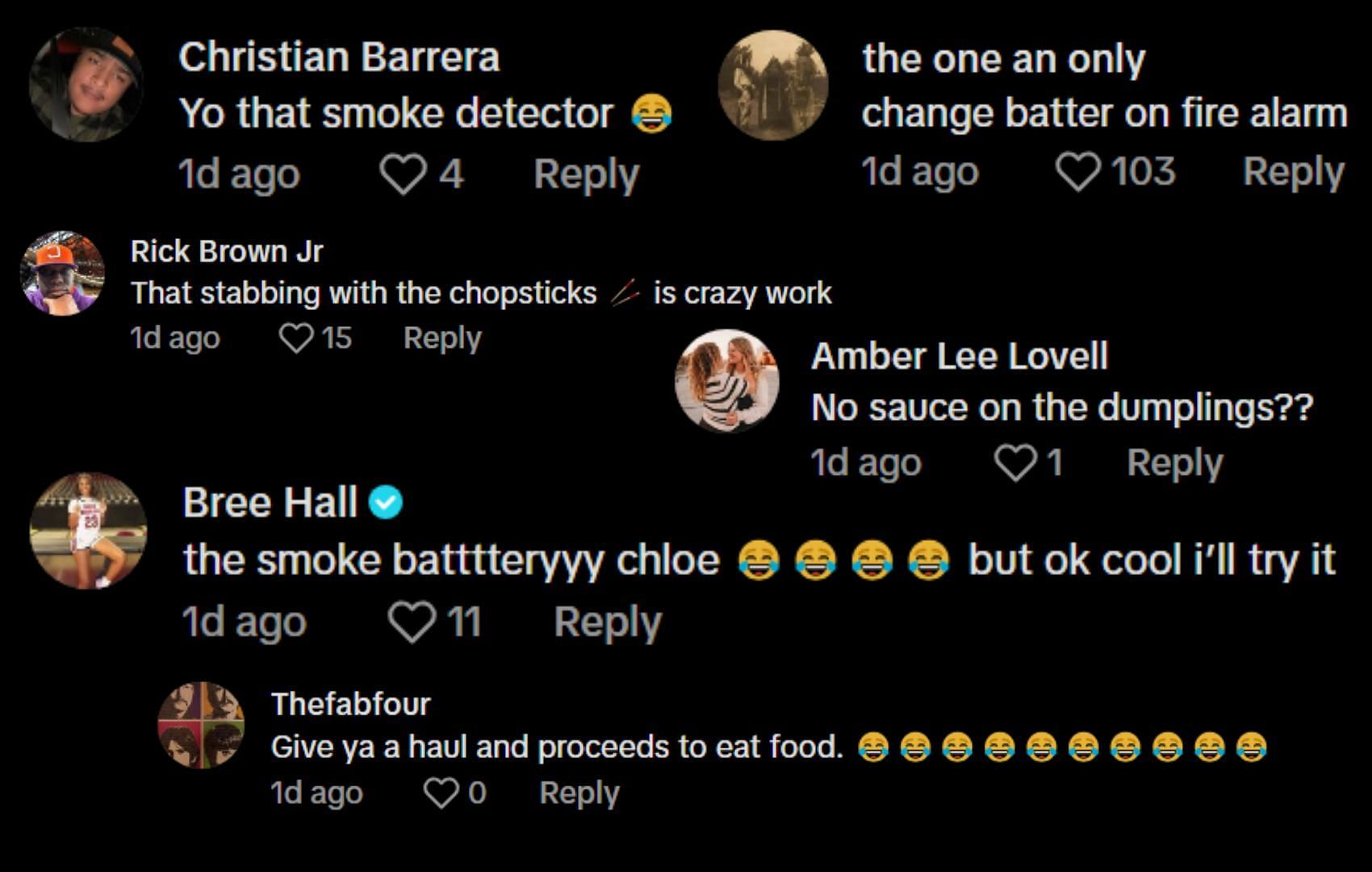 Fans react to Kitts' TikTok video | via @chloe.kitts6